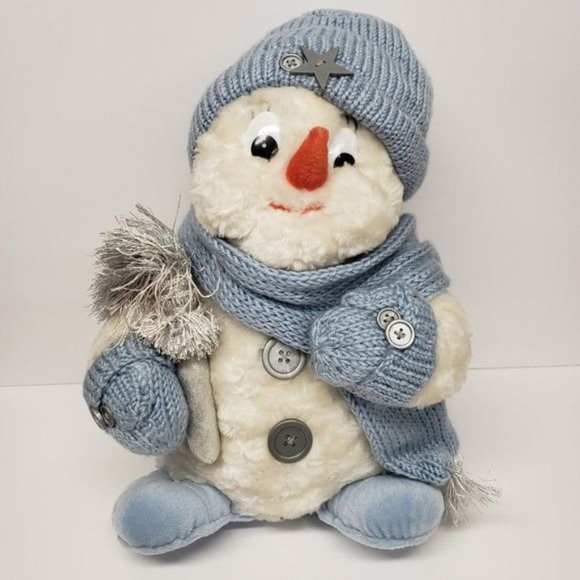 Petting Zoo Other - Petting Zoo 15" Snow Buddies Snowman Winter Holiday Vintage 1994 Plush